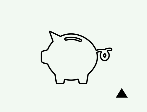 Piktrogramm eines Sparschweins