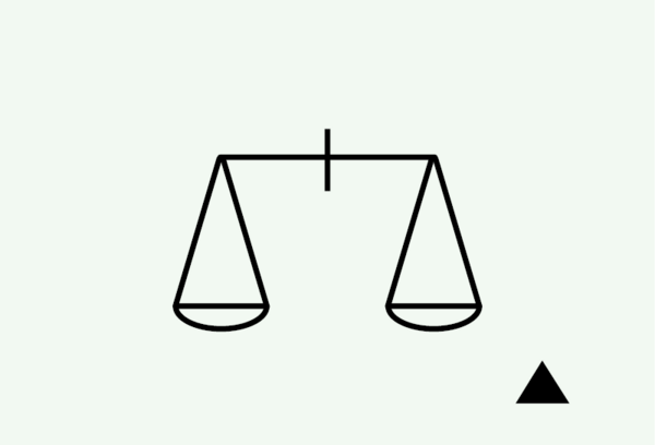 Piktogramm einer Waage