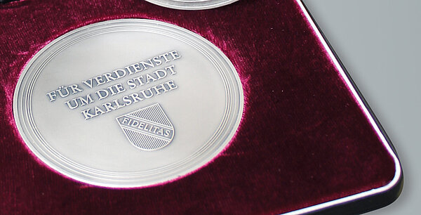 Medaille Stadt
