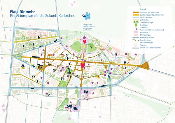 Visionsplan für Karlsruhe