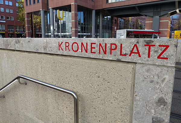 U-Bahn-Haltestelle Kronenplatz in Karlsruhe