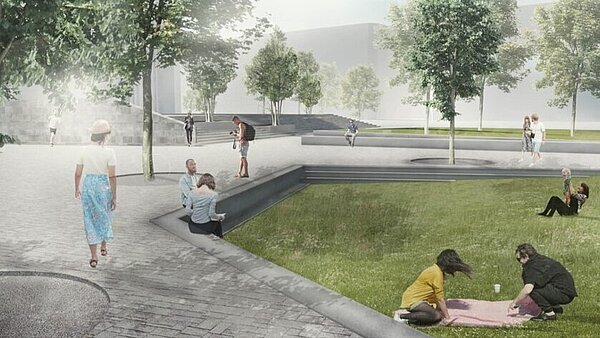 Visualisierung des Bernhardusplatzes