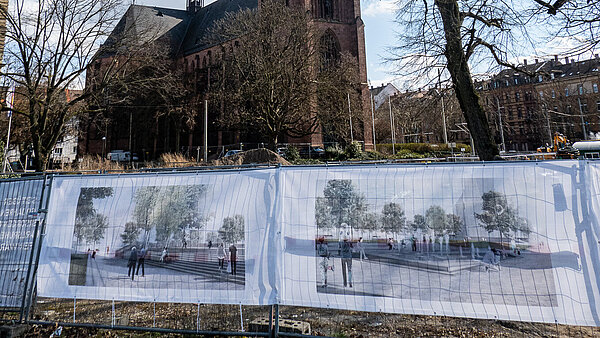 Baustelle Bernhardusplatz