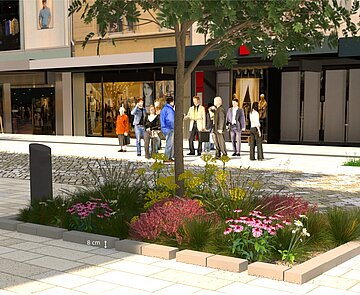 Begrünung Kaiserstraße