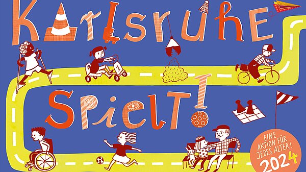 Illustration Karlsruhe spielt 2023