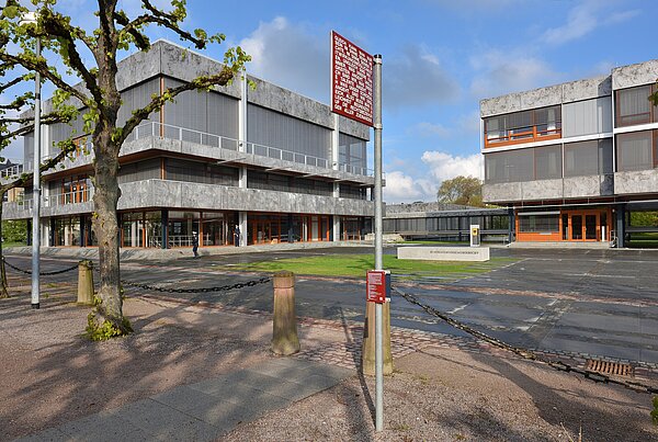 Außenaufnahme des Bundesverfassungsgerichts.