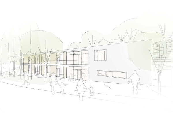 Perspektive Westseite