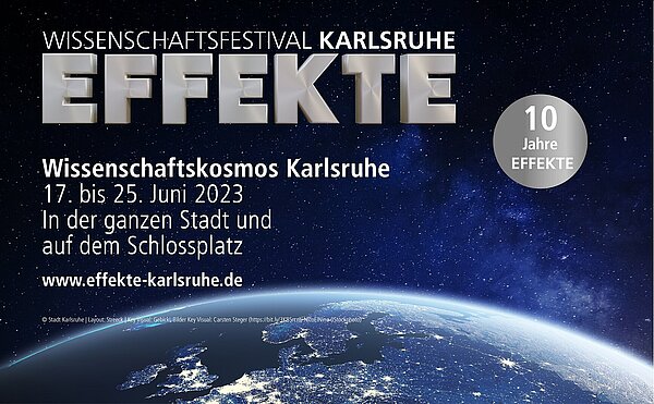 Wissenschaftsfestival EFFEKTE 2023 Motiv 