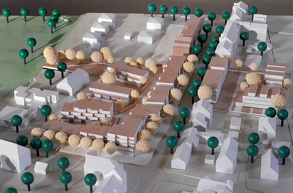 Modell Mehrgenerationenwohnen Albgrün von Büro Kränzle Fischer Wasels