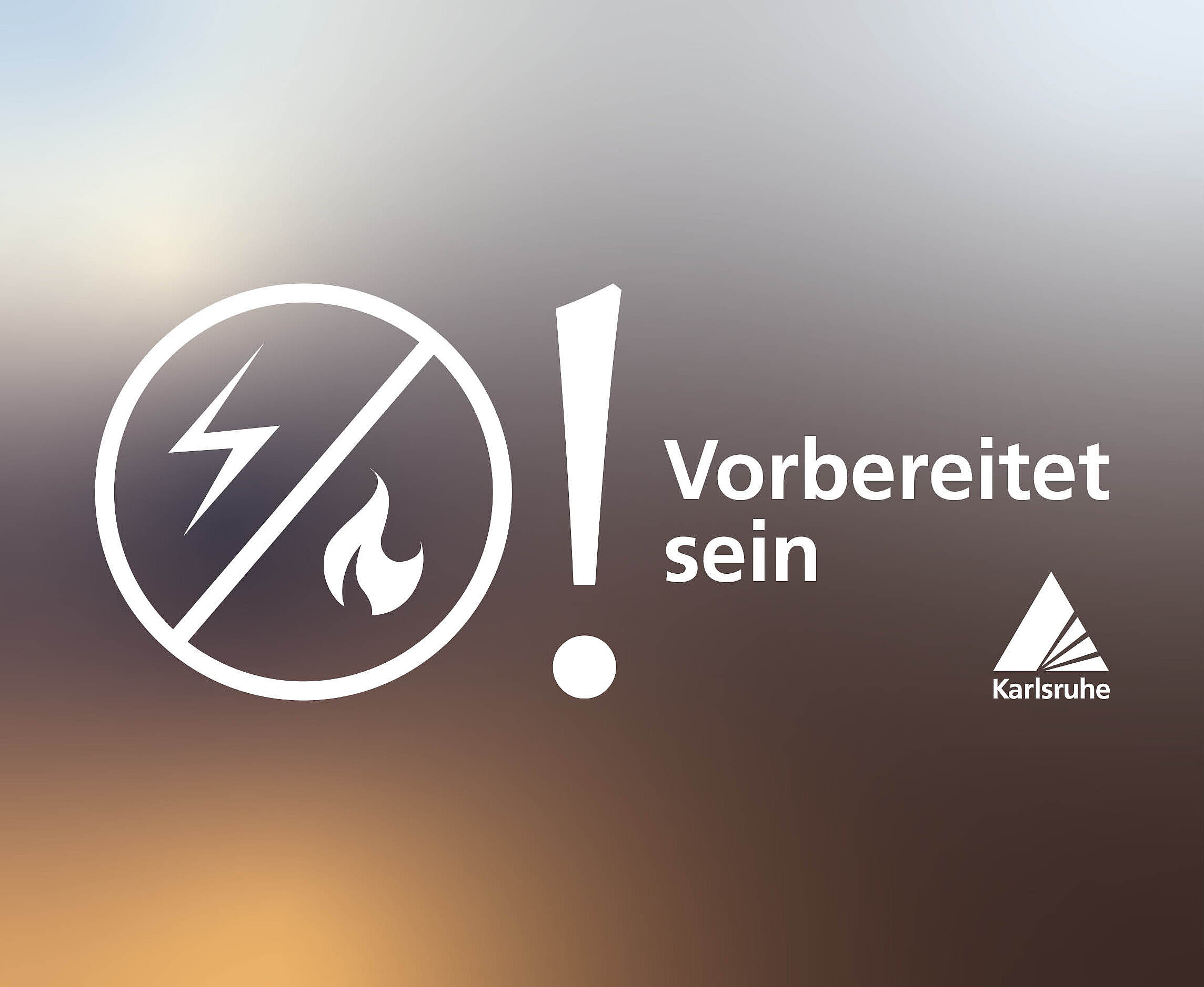 Vorbereitet sein Visual mit Logo