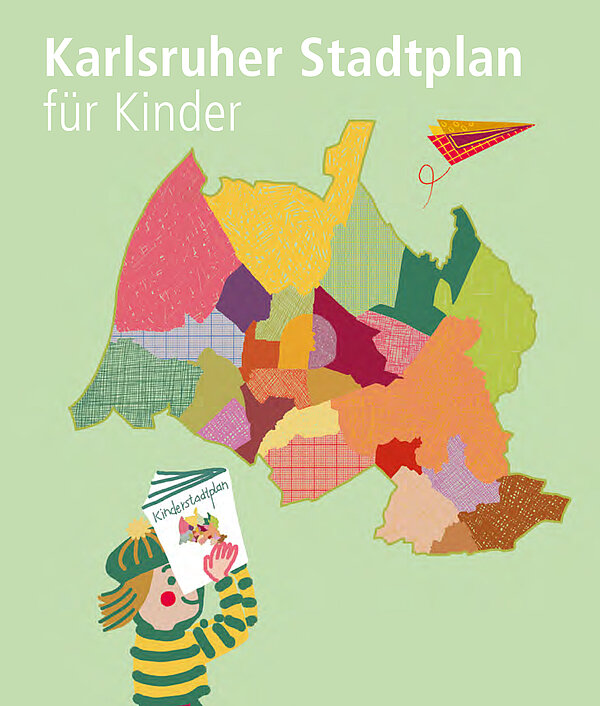 Karlsruher Stadtplan für Kinder - Titelbild