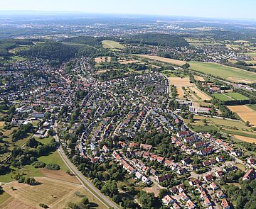 Luftaufnahme von Wettersbach
