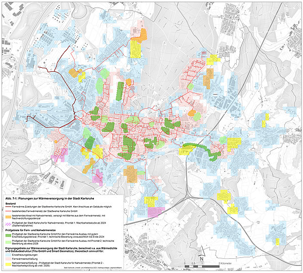 Planungen zur Wärmeversorgung in der Stadt Karlsruhe
