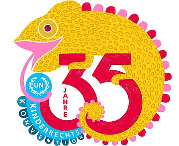 Kinderrechtejubiläumslogo
