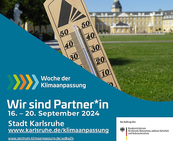 Logo der Woche der Klimaanpassung in Karlsruhe
