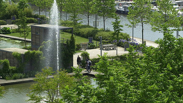 Bild der Gartenanlage Jardin D'Eau.