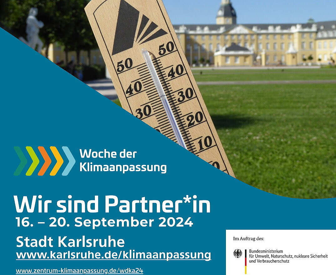 Logo der Woche der Klimaanpassung in Karlsruhe