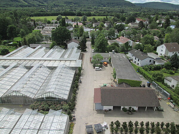 Luftbild Stadtgärtnerei