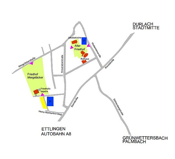 Zufahrtsplan Wolfartsweier