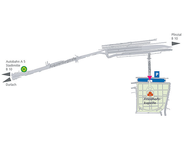 Plan Friedhof Grötzingen