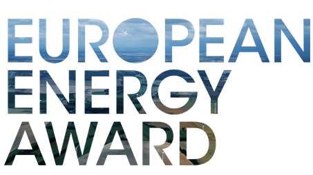 Die Grafik zeigt das Logo des European Energy Awards.