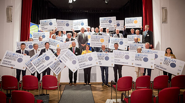 Verleihung des European Energy Awards am Montag, den 18. Februar 2019 in der Universitätsstadt Tübingen.