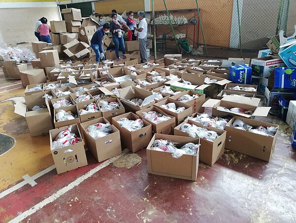 Lebensmittelspenden der Stadt Karlsruhe 