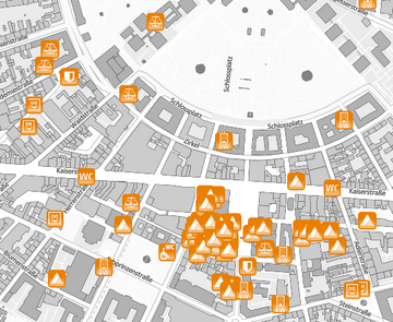 Abbildung der Themenkarte "Behörden und öffentliche Einrichtungen"
