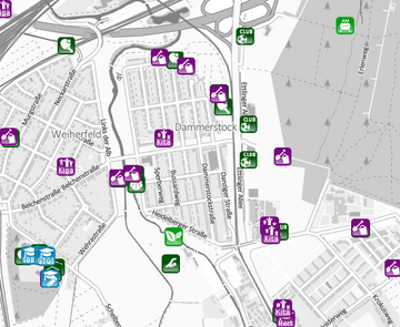 Abbildung der Zielgruppenkarte "Eltern und Familien"