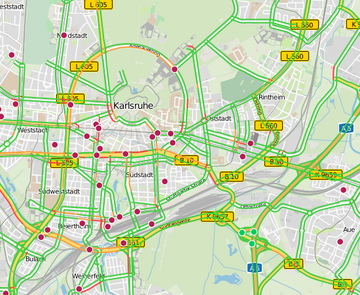 Abbildung der Themenkarte "Mobilitätsportal"