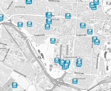 Abbildung der Themenkarte "Schulen"