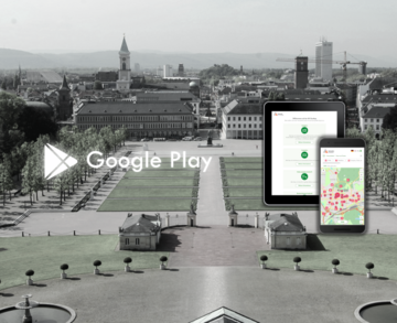 Abbildung der "KA-GeoApp" für Android