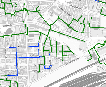 Abbildung des Fachplans "Fernwärmeplan"