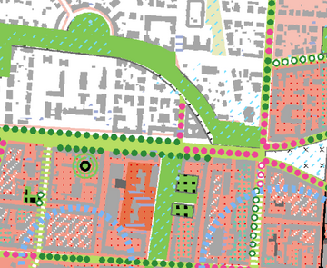 Abbildung des Fachplans "Klimaanpassungsplan"
