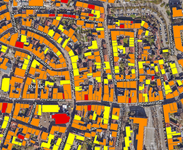 Abbildung des Fachplans "Solarkataster"