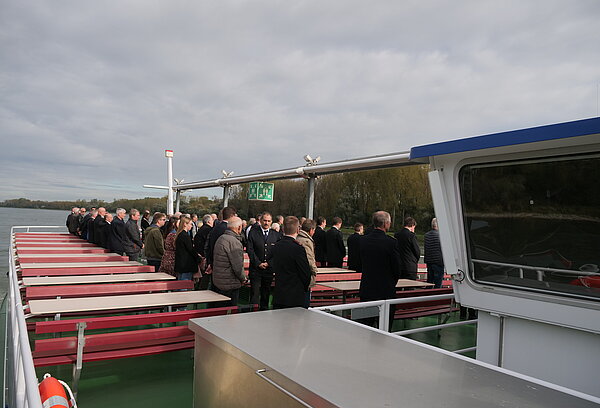 Gedenkfeier auf der MS Karlsruhe 40 Jahre nach dem Unglück