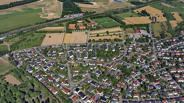 Grünwettersbach Schrägluftbild