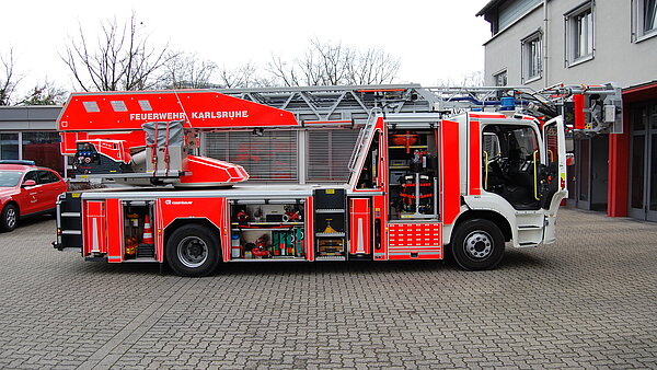 Drehleiter, Beifahrerseite