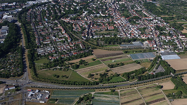 Durlche Aue Schrägluftbild