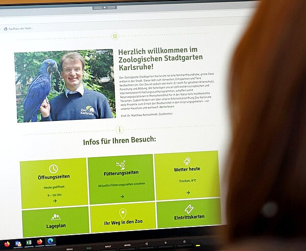 Der Zoo hat eine neue Webseite.