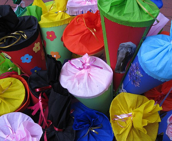 Abbildung von Schultüten