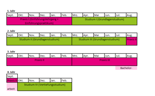 Übersicht Praxis und Theorie