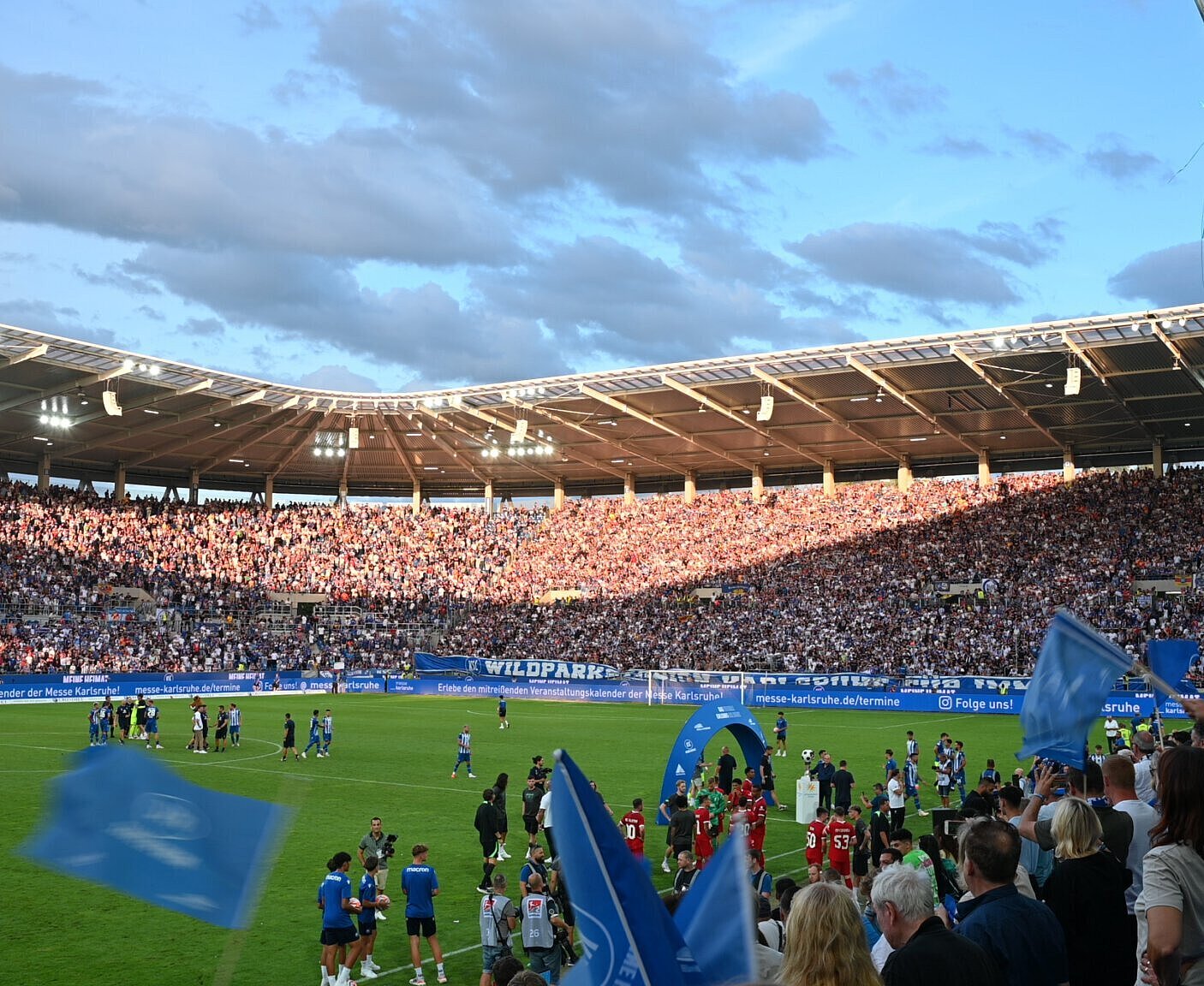 Eröffnungsspiel im BBBank Wildpark